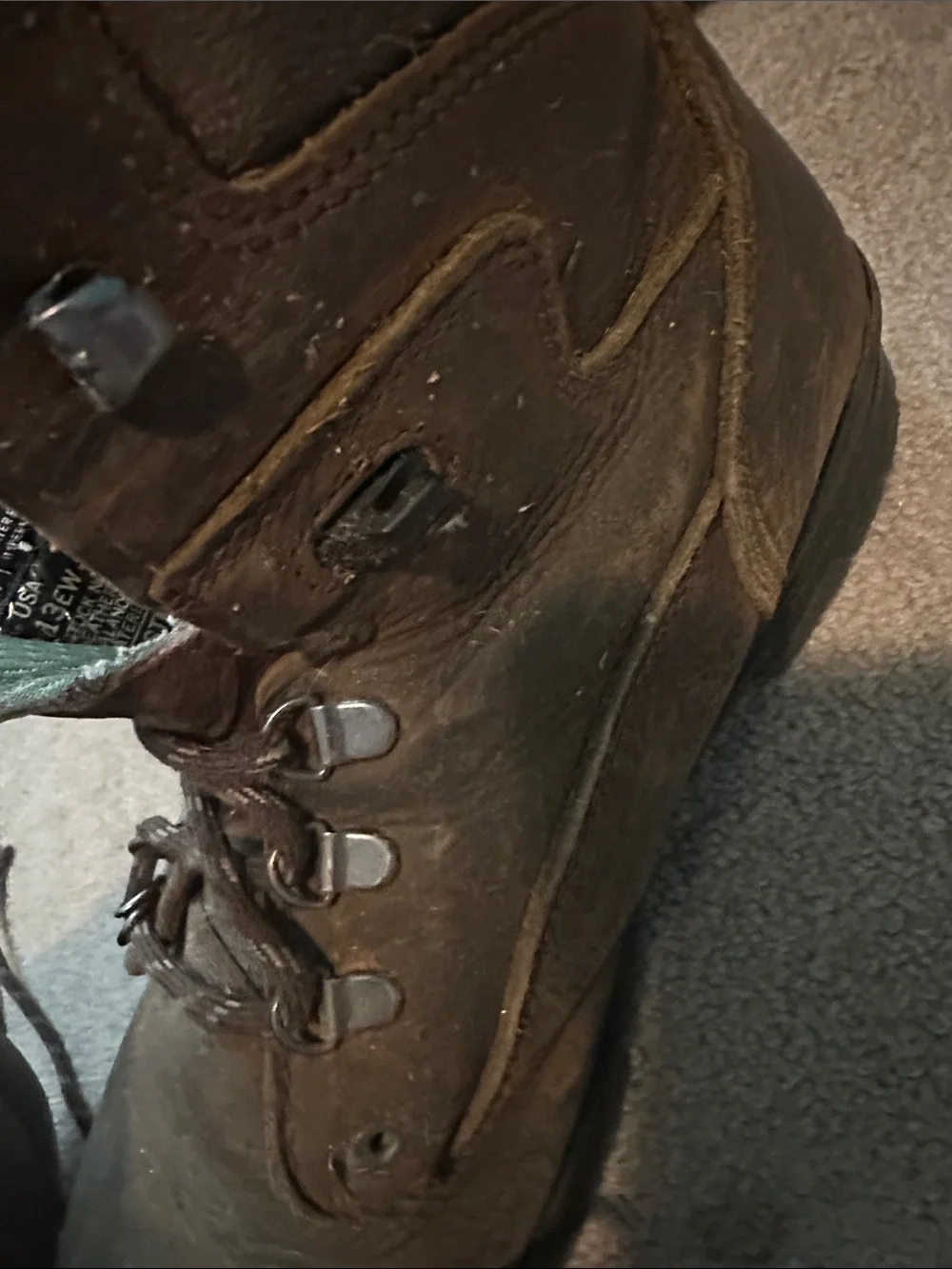 Wolverine Brown Men's Lace-Up Work Boots